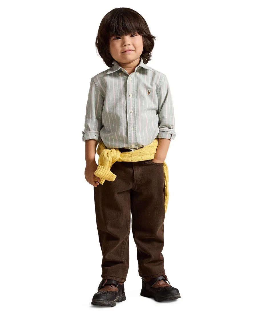 Джинсы свободного кроя Lynwood Relaxed-Fit Polo Ralph Lauren, Nutmeg Brown — фото 2