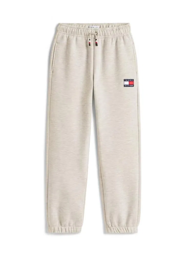 Штаны с кулиской Tommy Hilfiger, светло-серый — фото 3