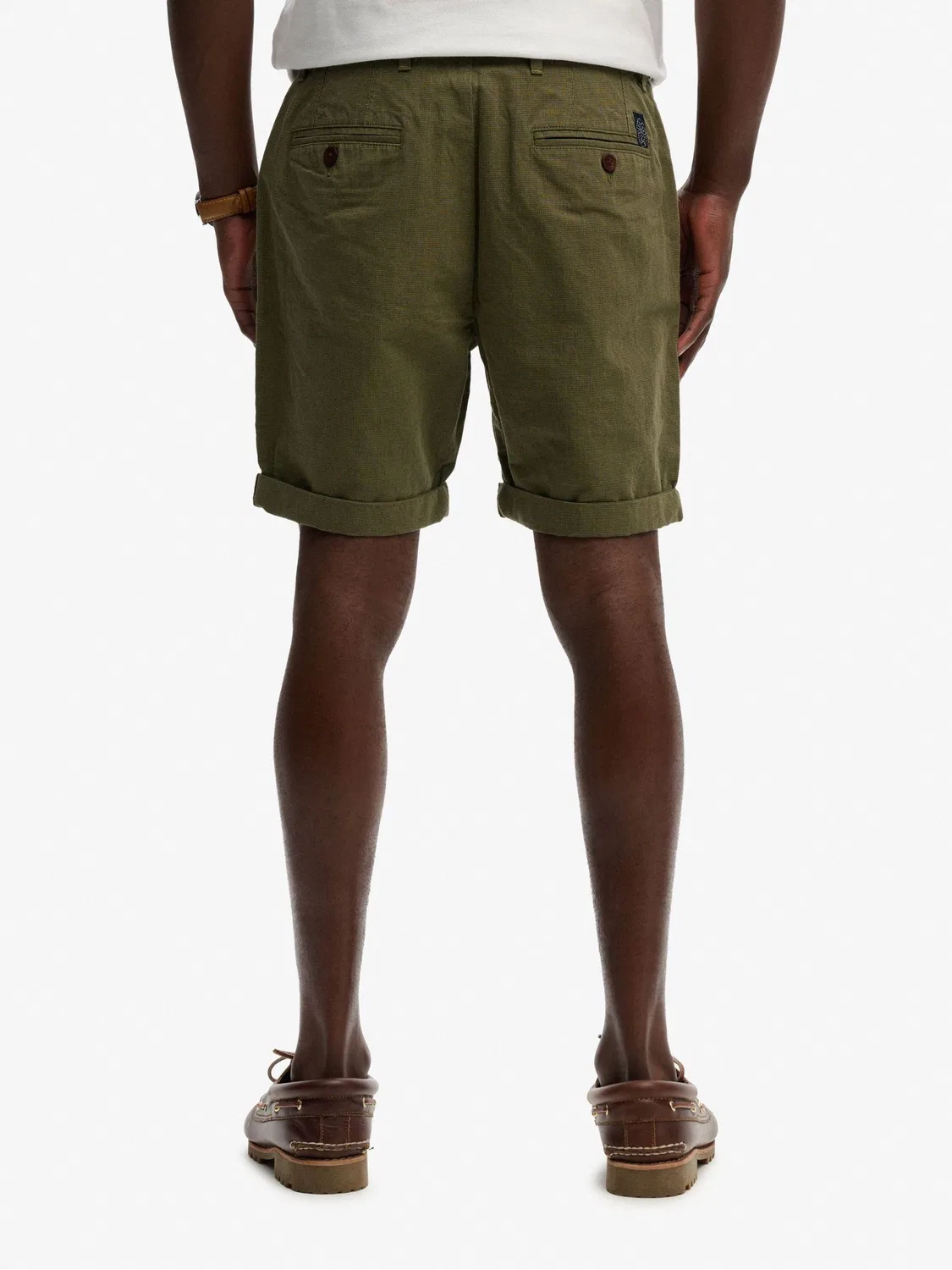Шорты текстурированные Superdry Green — фото 2