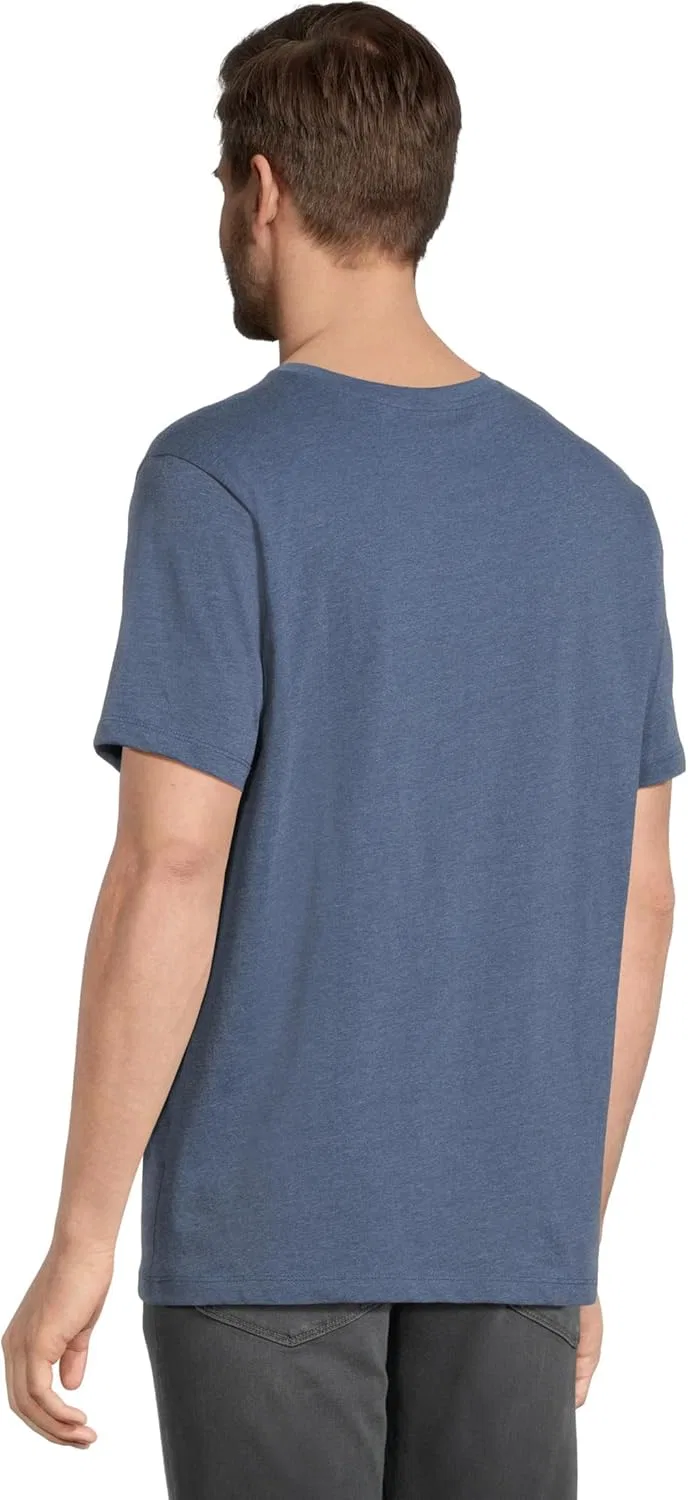 Мужская футболка с V-образным вырезом U.S. Polo Assn., Blue Water Heather — фото 3