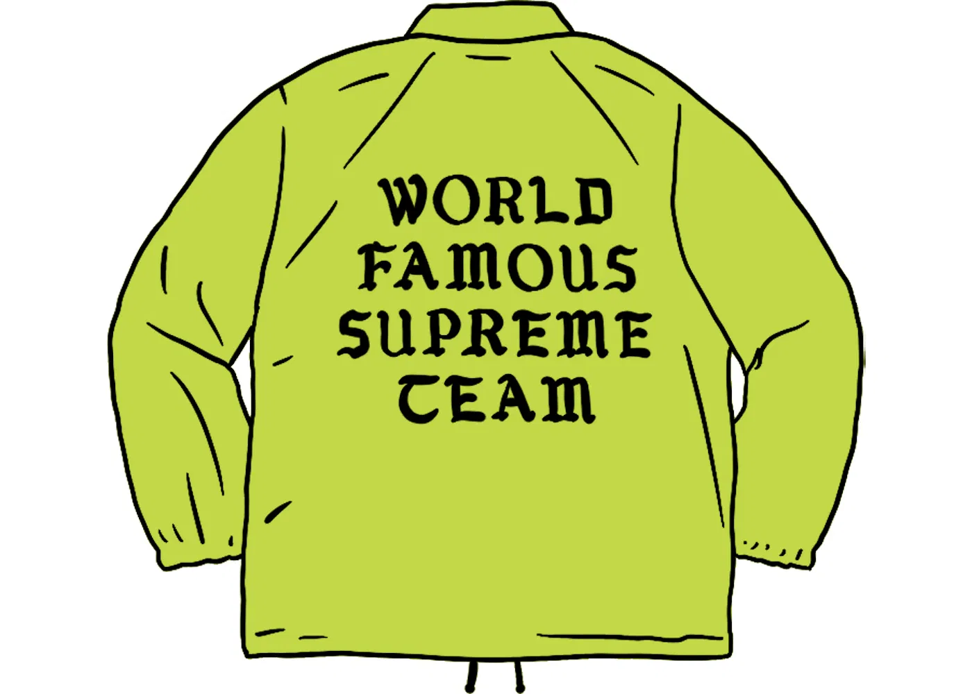 Мужская куртка-тренч Supreme Coaches Jacket, Lime
