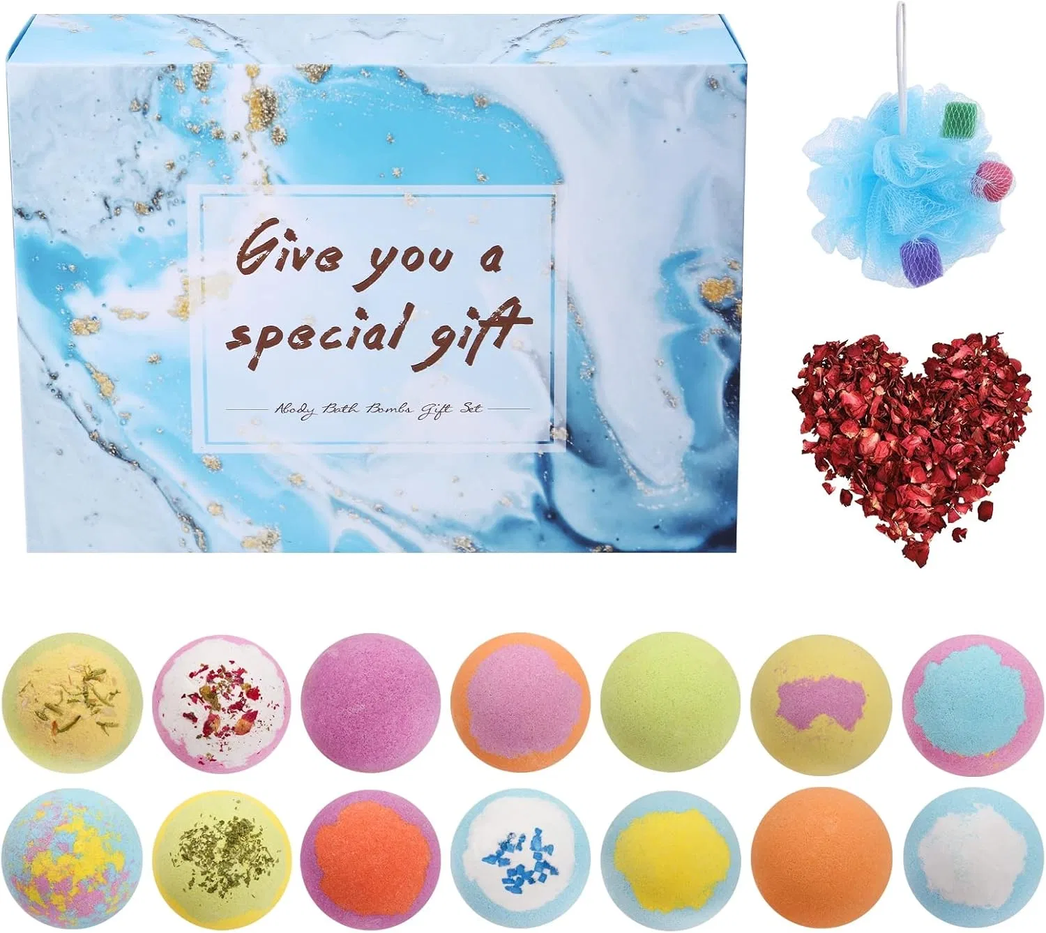 Набор бомбочек для ванны, 14 шт, FAMoUsGoods, Multicoloured