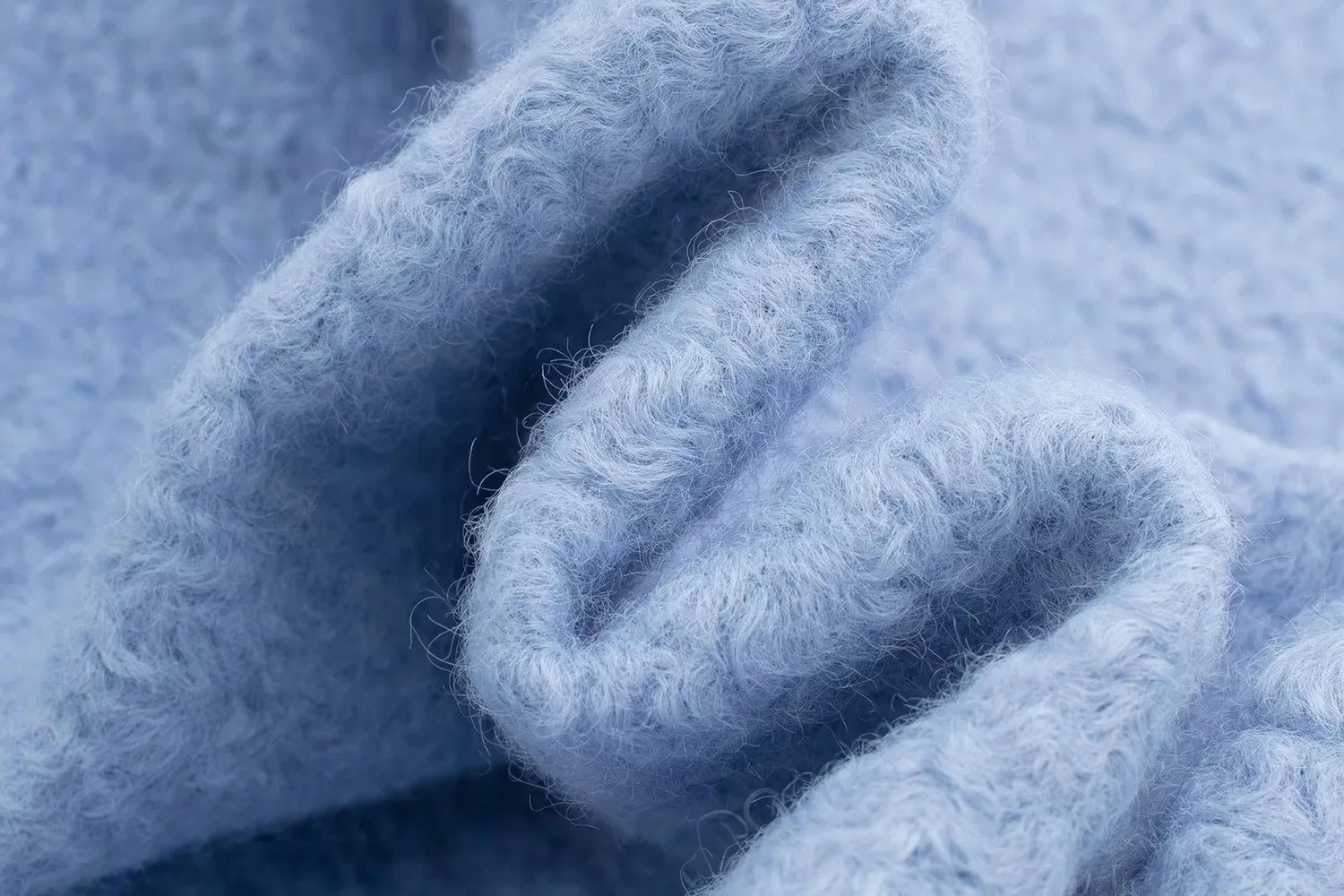 Женская куртка с воротником-стойкой и молнией, синяя, XS, blu navy — фото 3