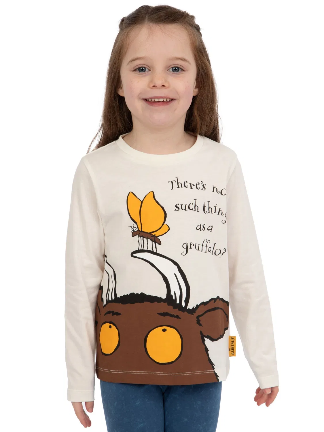 Футболка с длинным рукавом The Gruffalo Character, кремовый