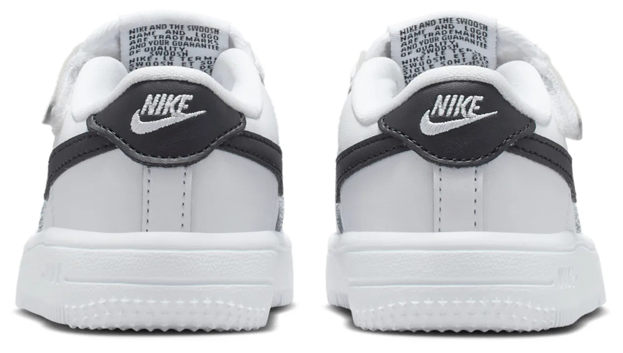 Кроссовки для малышей Air Force 1 LE Nike, белый/черный — фото 3
