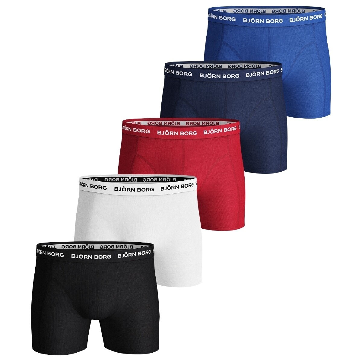 

Боксеры Björn Borg Boxershorts Solid Essential 5 шт, разноцветный