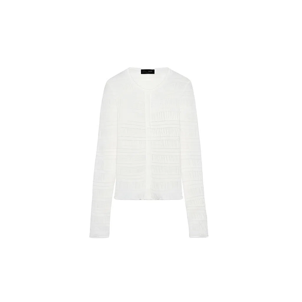 Женский тонкий свитер белого цвета ZARA, White