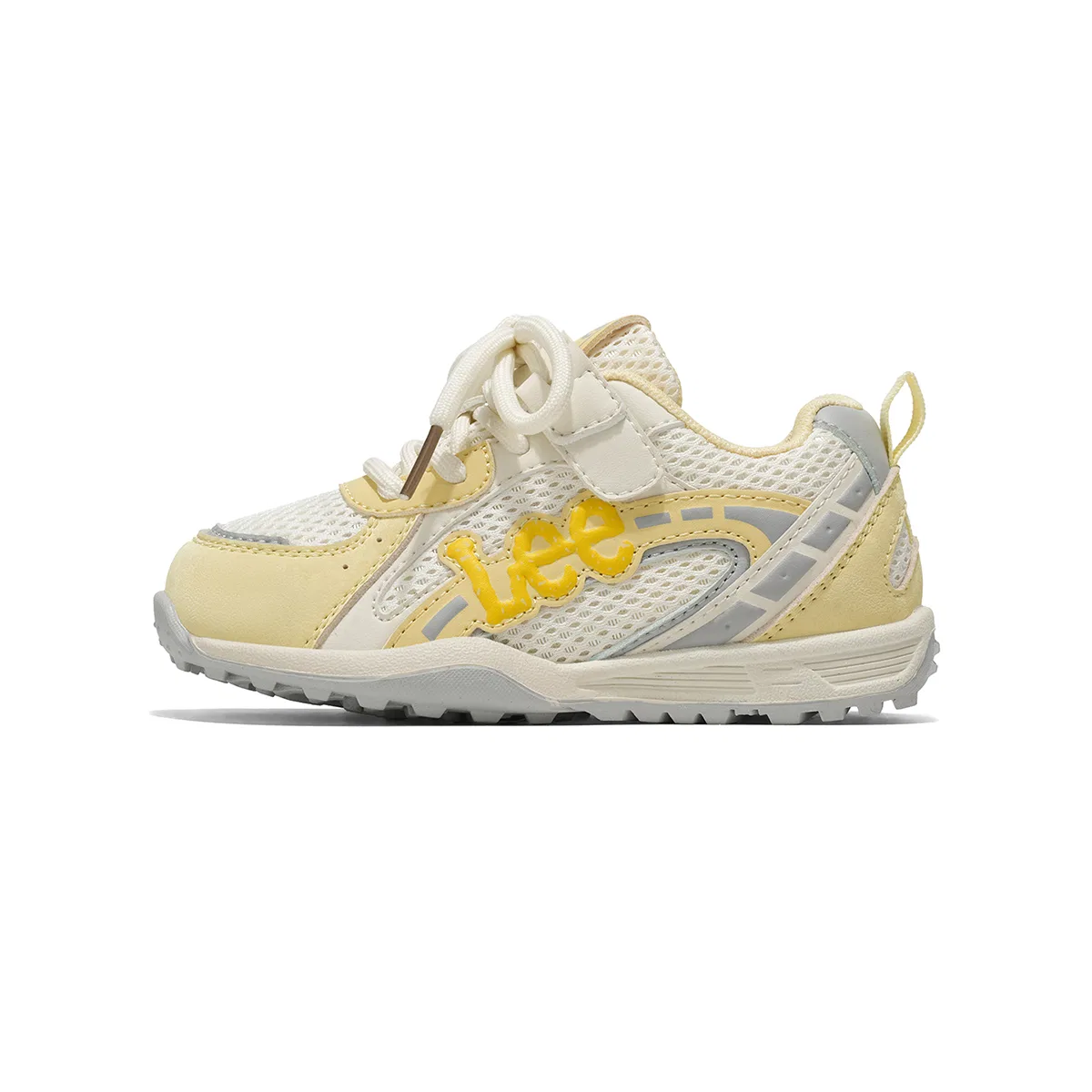 Детские кроссовки с низким верхом Beige Yellow Lee