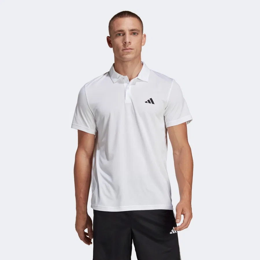 Мужское поло с длинным рукавом Training Essentials adidas, Белый