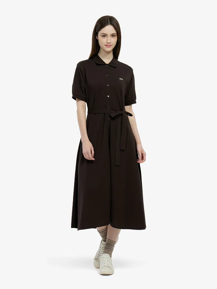 Платье LACOSTE полуприлегающее Brown