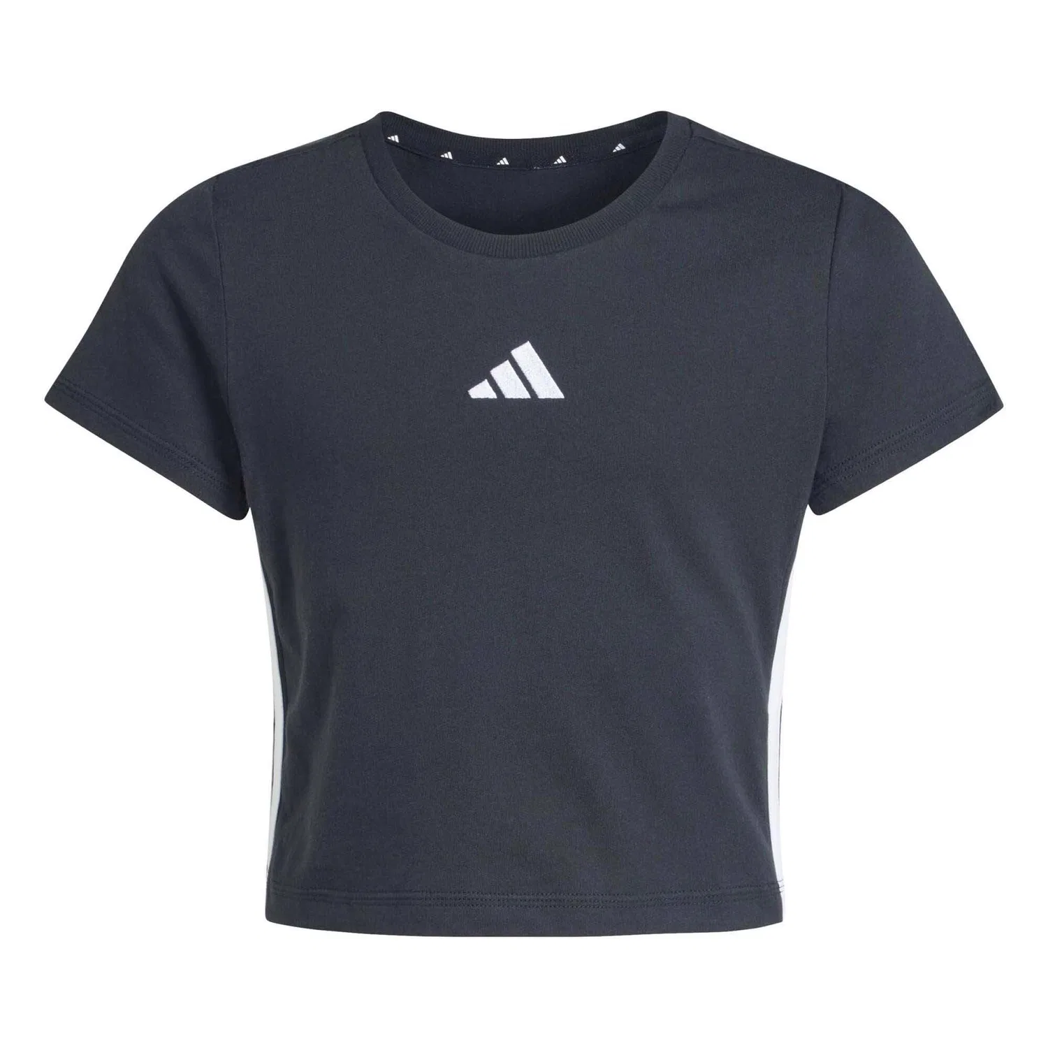 Детская футболка с коротким рукавом Adidas Sport Jg 3S Baby Tee, Черный