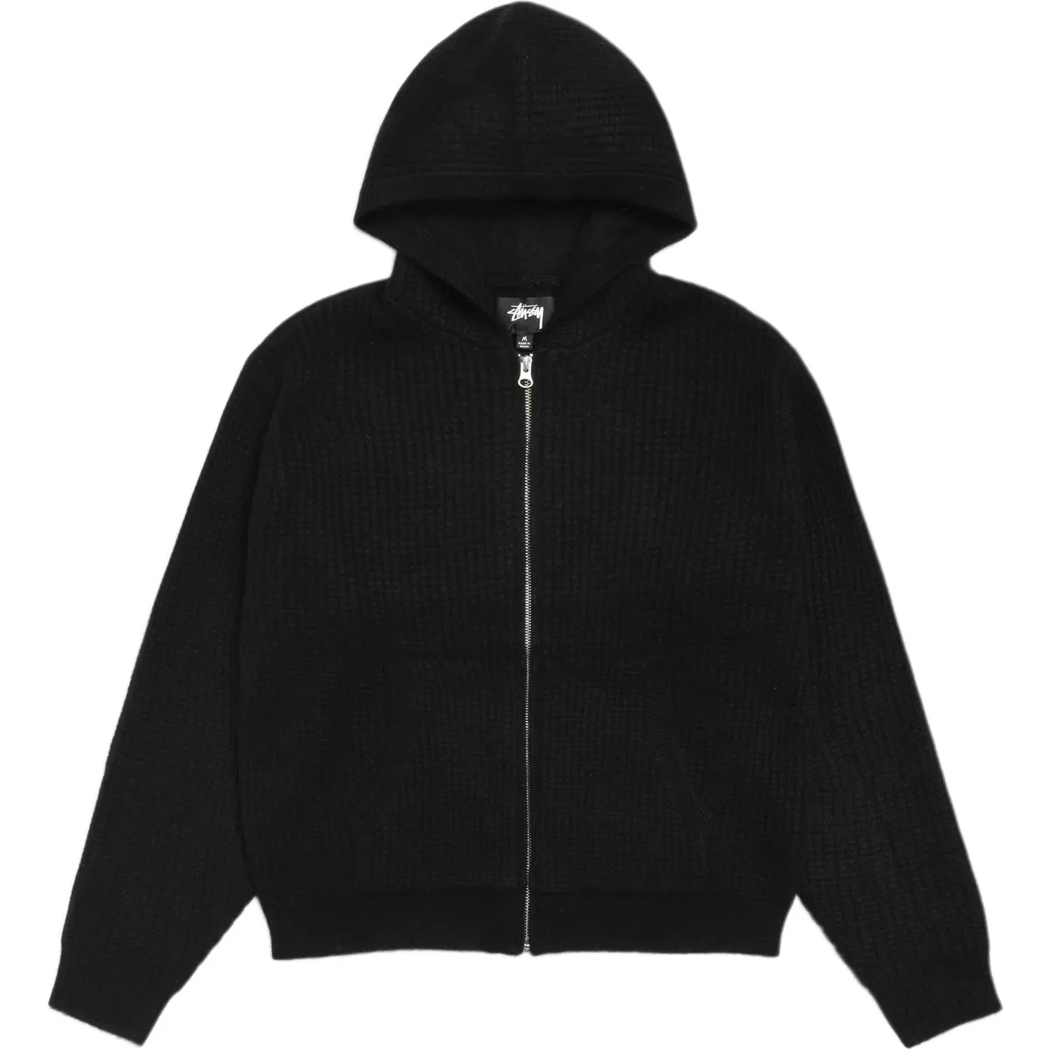 Детский кашемировый свитер с длинным рукавом Stussy, Black