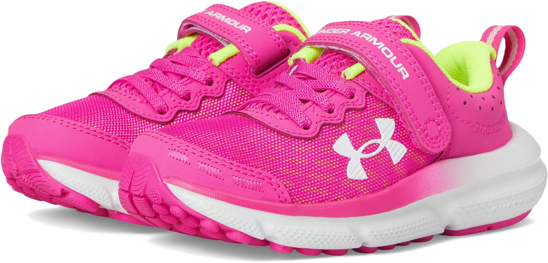

Кроссовки Under Armour Kids Assert 10 Alternate Closure, Rebel Pink/High Vis Yellow/White