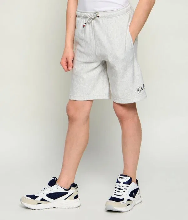 Детские шорты для мальчиков из хлопка Tommy Hilfiger, серый