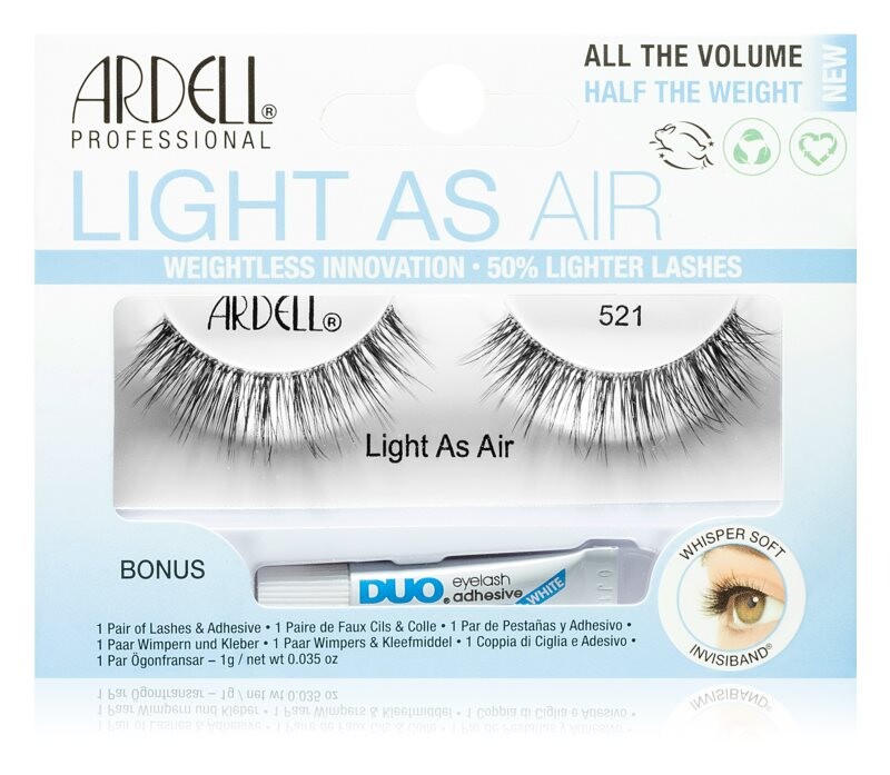 

Накладные ресницы с клеем Ardell Light As Air