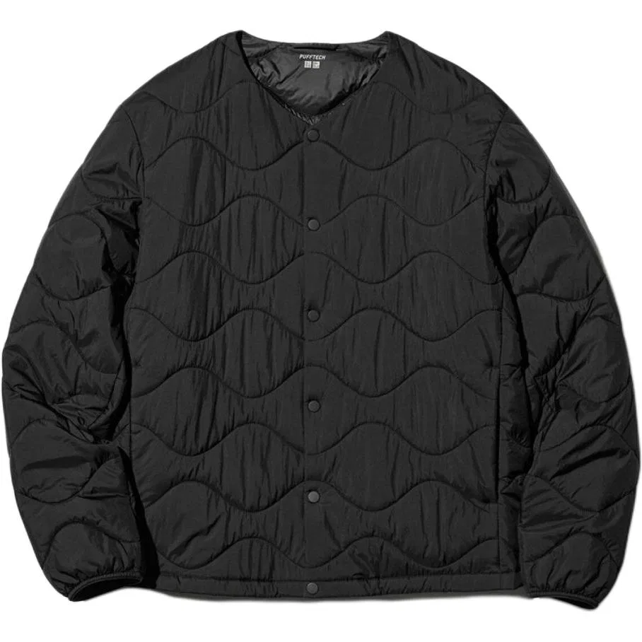 Утепленный пуховик PUFFTECH Black UNIQLO