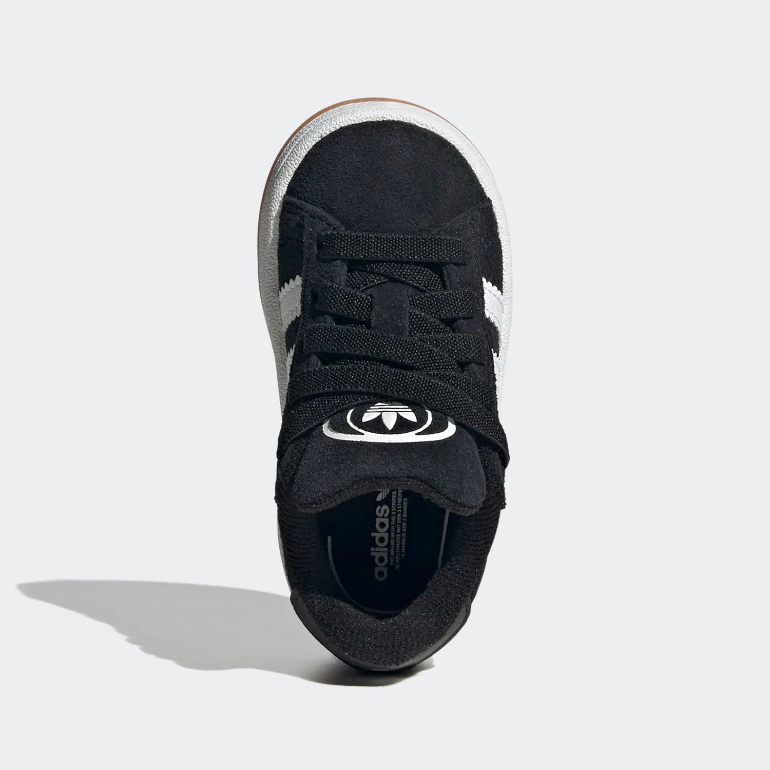 Детские кроссовки классические Adidas Originals, Core Black/Ftwr White/Ftwr White — фото 4