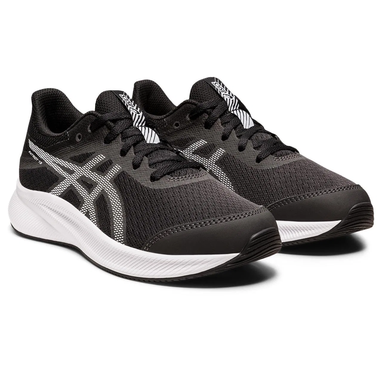 Детские кроссовки для мальчиков с повседневной амортизацией Patriot 13 Gs ASICS, Graphite Grey White — фото 2