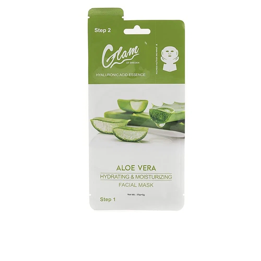 Маска для лица листовая Aloe Vera Glam of Sweden, 35 шт, 5 мл