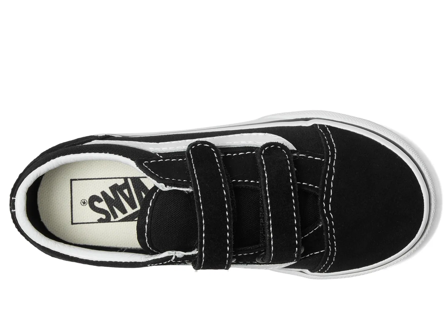 Кроссовки Old Skool V (для младенцев и малышей) Vans Kids, Black — фото 3