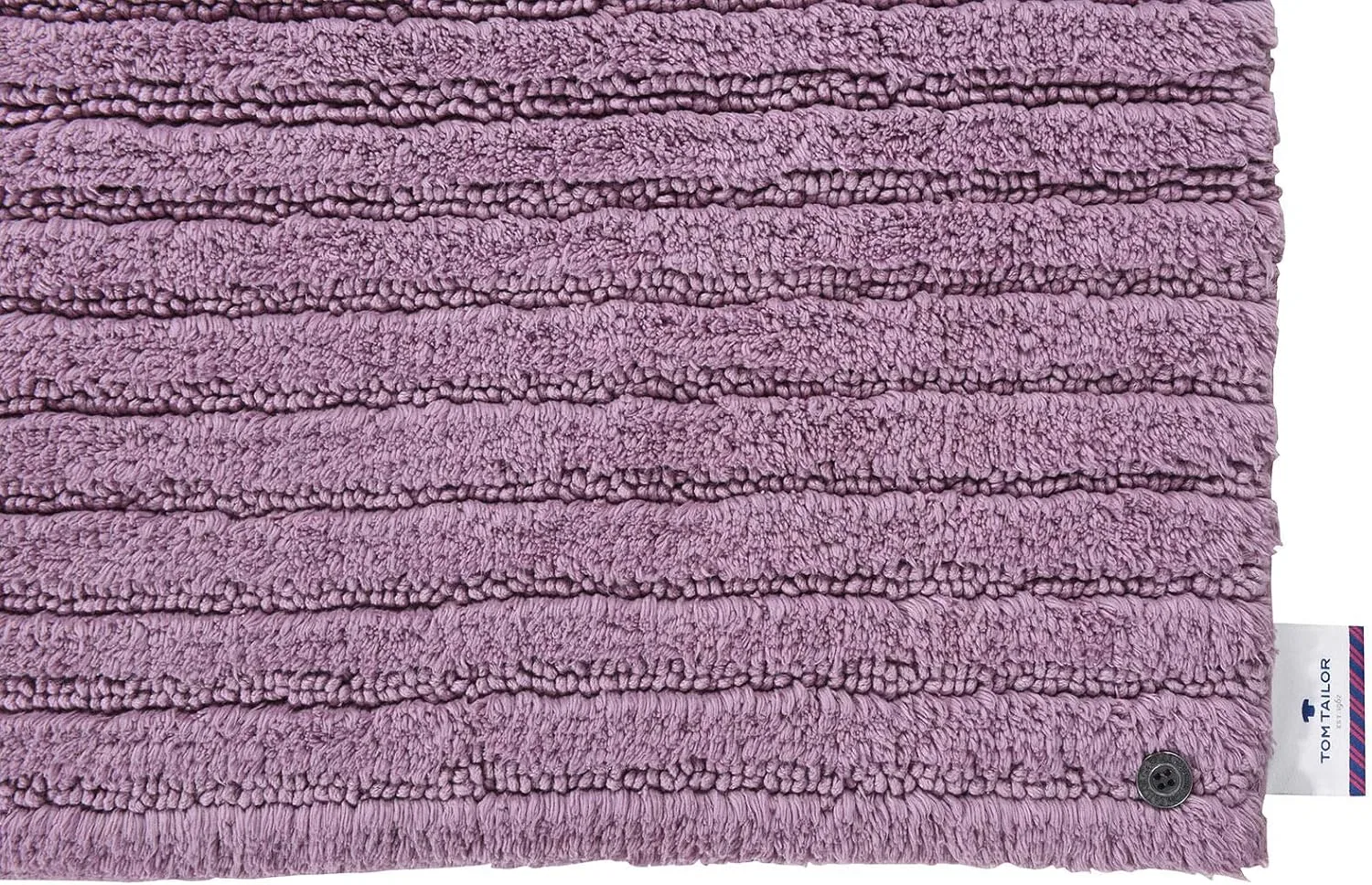 Полотенце из хлопка, TOM TAILOR, 60x100 см, Mauve — фото 2