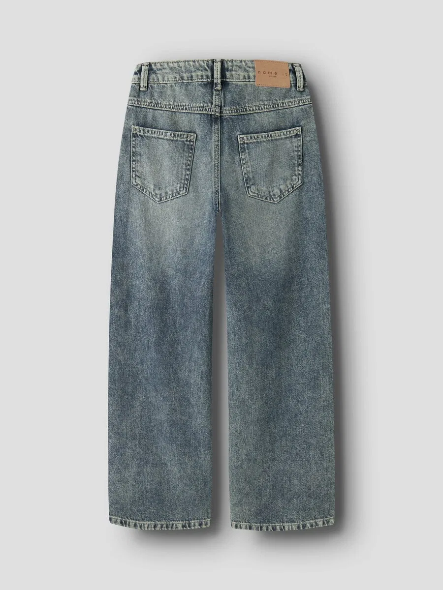 Джинсы NAME IT Wide leg Jeans 'NKFRose' синего цвета — фото 3