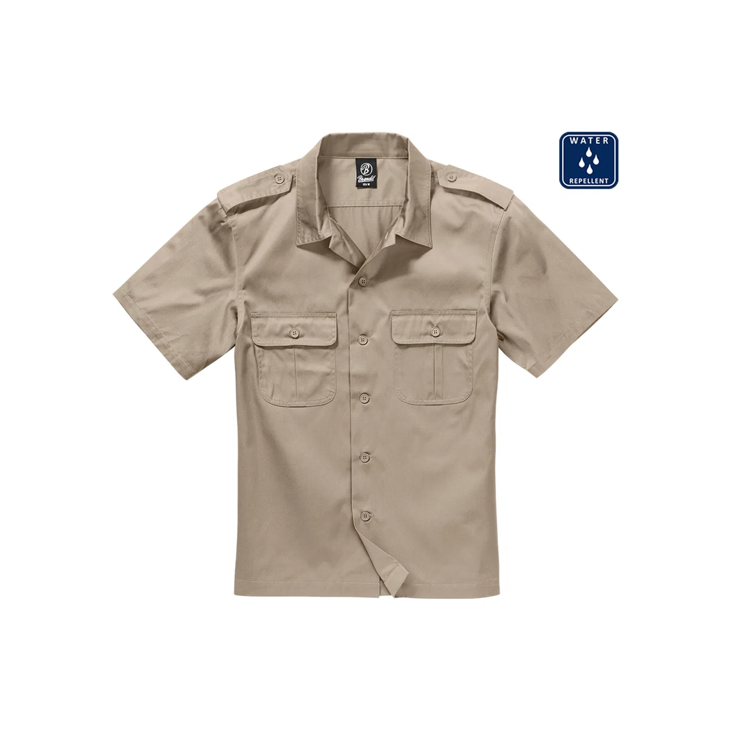 Мужская рубашка с коротким рукавом Brandit, Beige