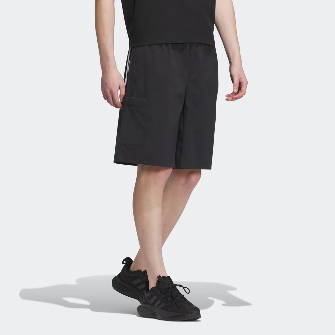 Шорты с логотипом Future Icons Must Haves Adidas, черный — фото 4
