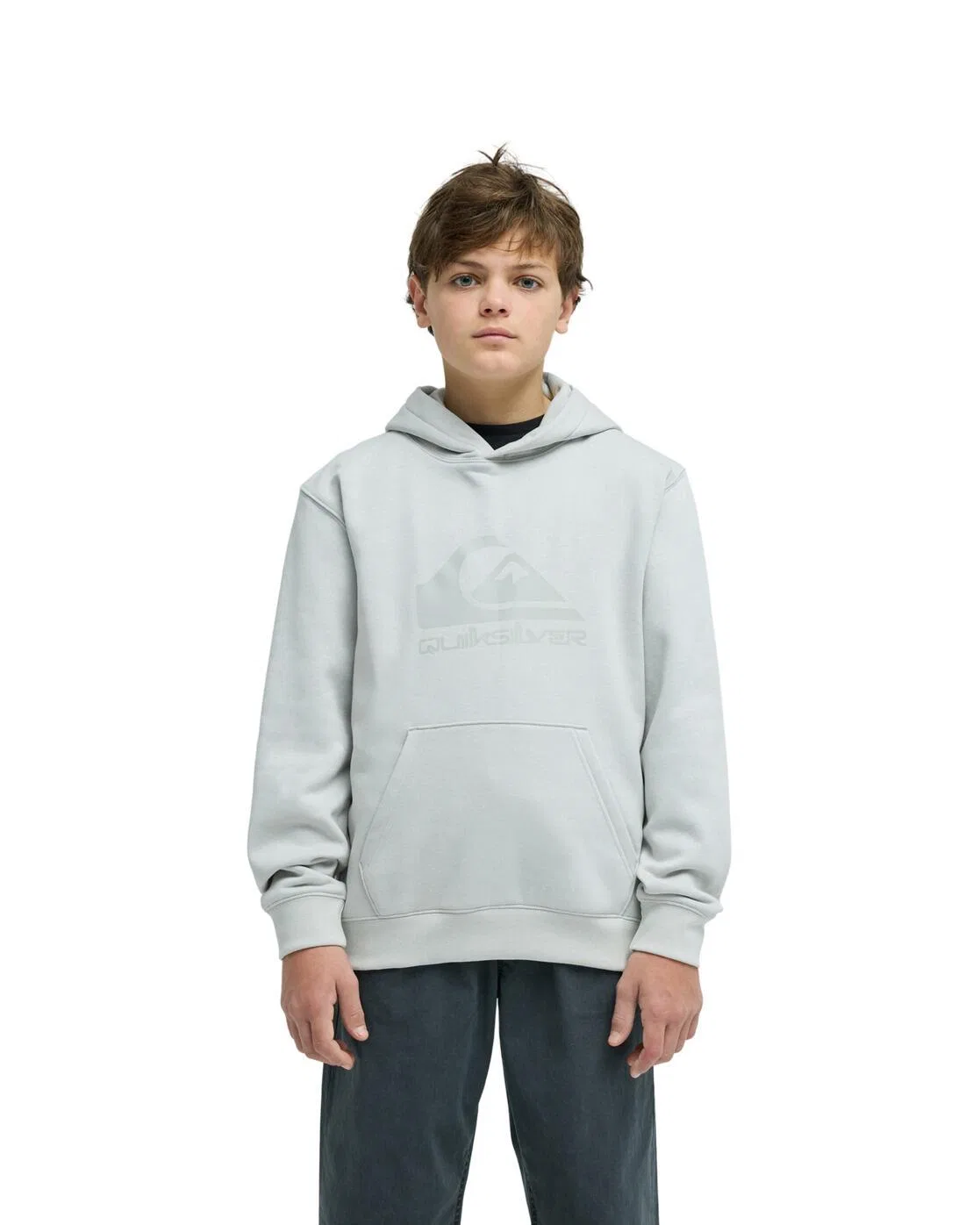 Детское худи с капюшоном COMP LOGO Quiksilver, Hellgrau