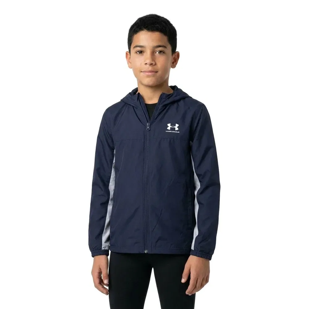 Детская куртка для мальчиков ветрозащитная Rival Woven Under armour, Blue