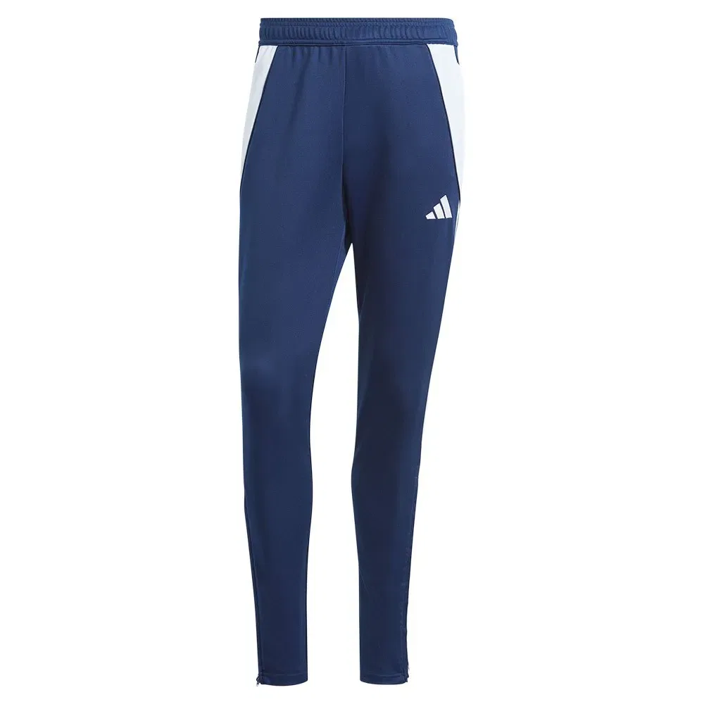 Женские спортивные штаны с флисом Adidas Tiro24, Blue — фото 3