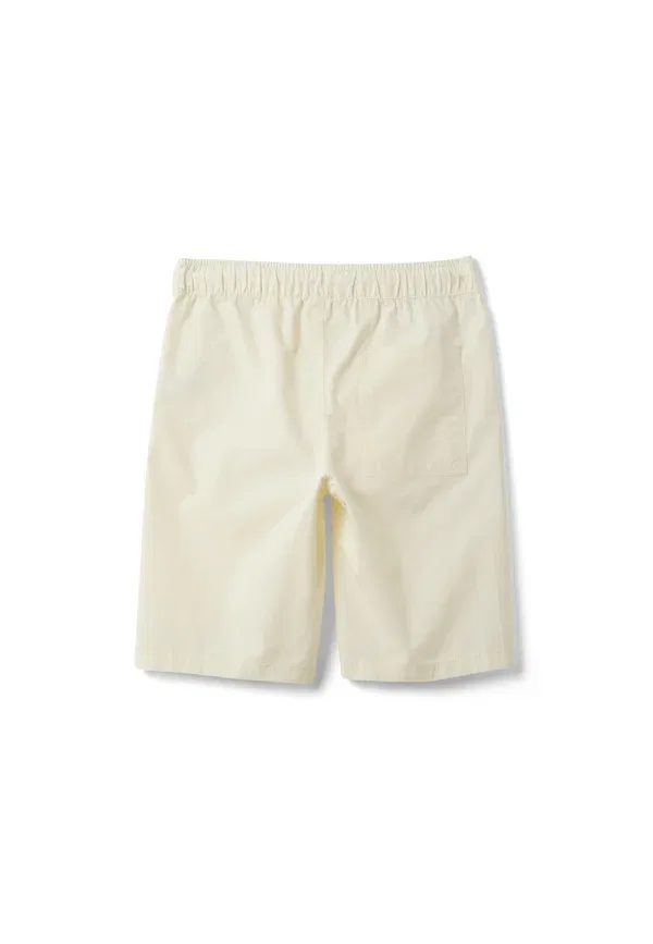 Шорты из хлопка, модель Shorts with elasticated waist - tracksuit bottoms, Ovs, beige, бежевый — фото 2