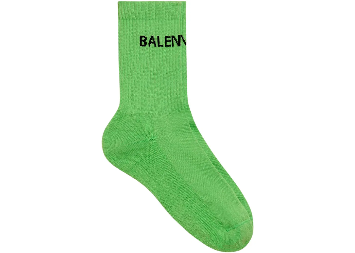 Женские носки с принтом Socks Balenciaga, Neon Green/Black
