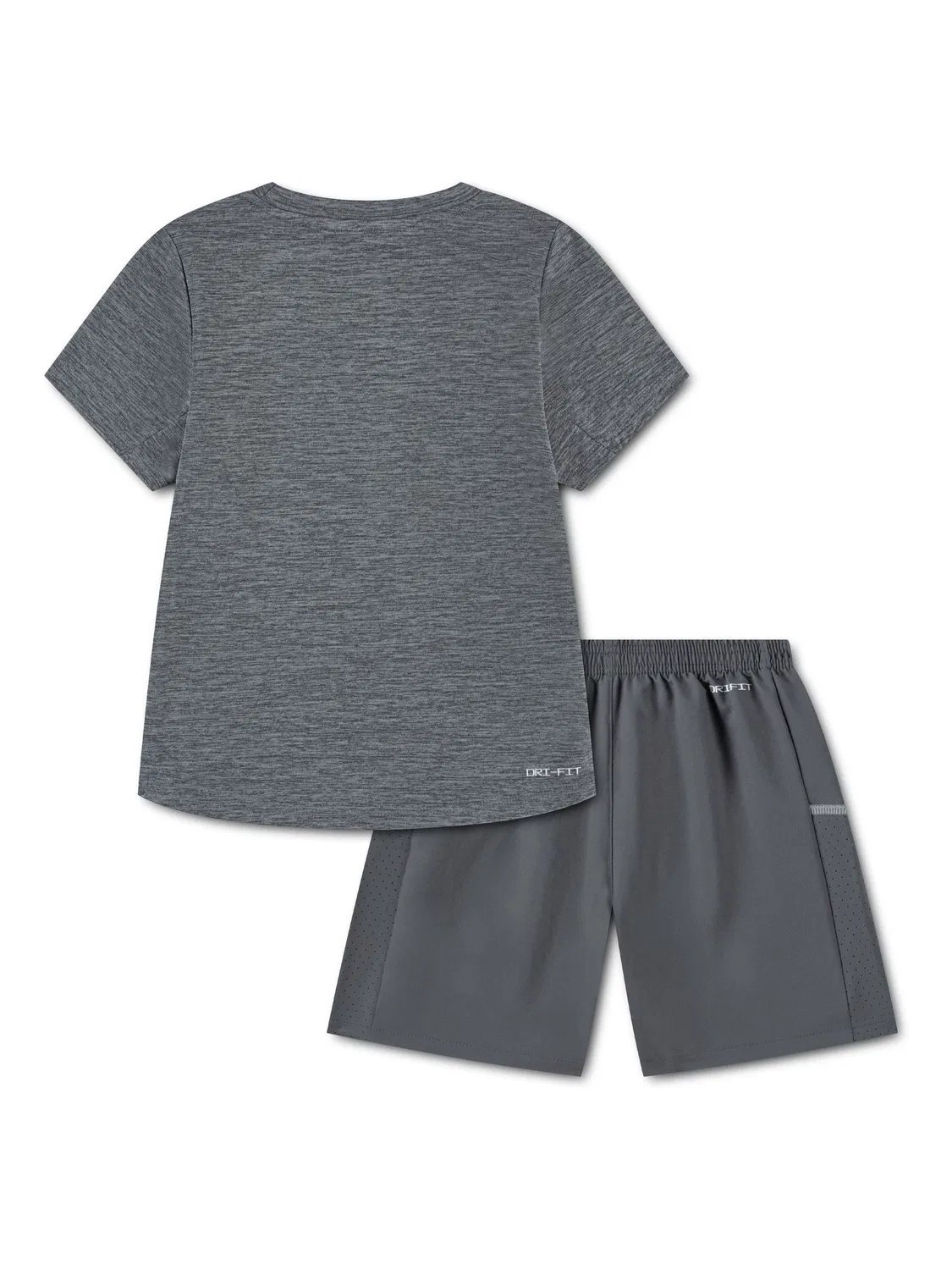 Спортивный комплект Nike Dri-FIT Miler Short Set, серый — фото 2