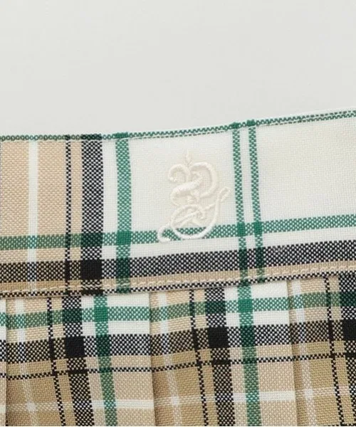 Детская юбка из шерстяной ткани с плиссе, модель TW, pom ponette junior, Красный — фото 4