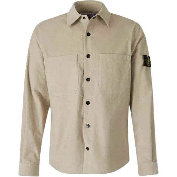 Мужская рубашка с воротником Light Umber STONE ISLAND