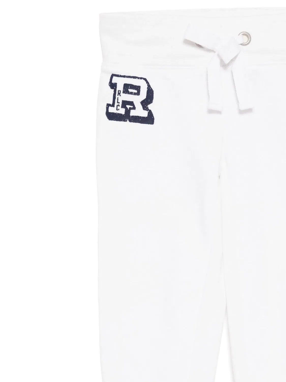 Штаны на шнуровке с графическим принтом Polo Ralph Lauren, белый — фото 2