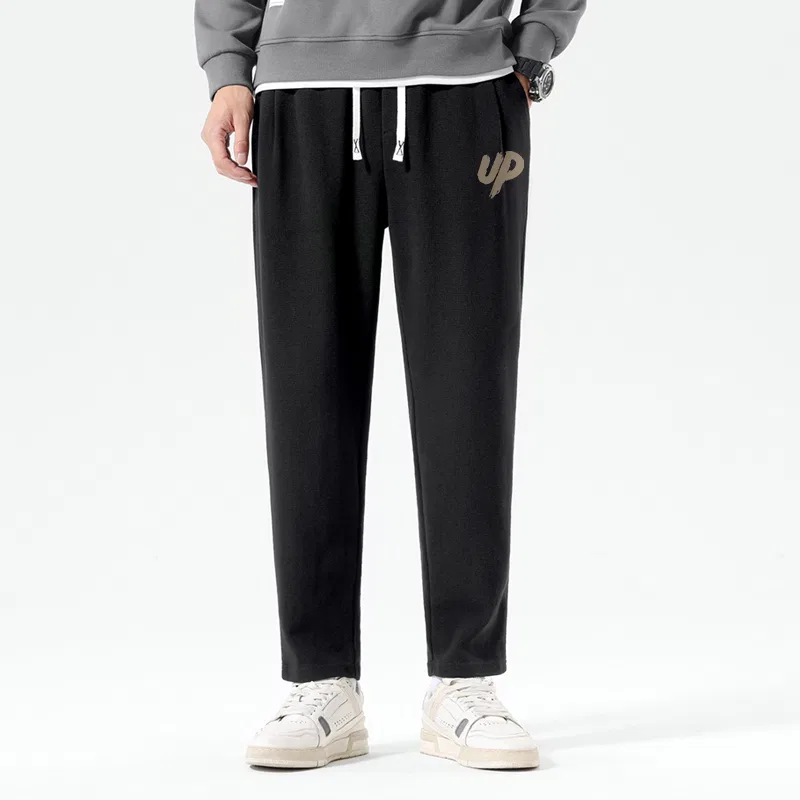 Детские брюки зауженные MINISO, Black (Up Pants Logo) — фото 4