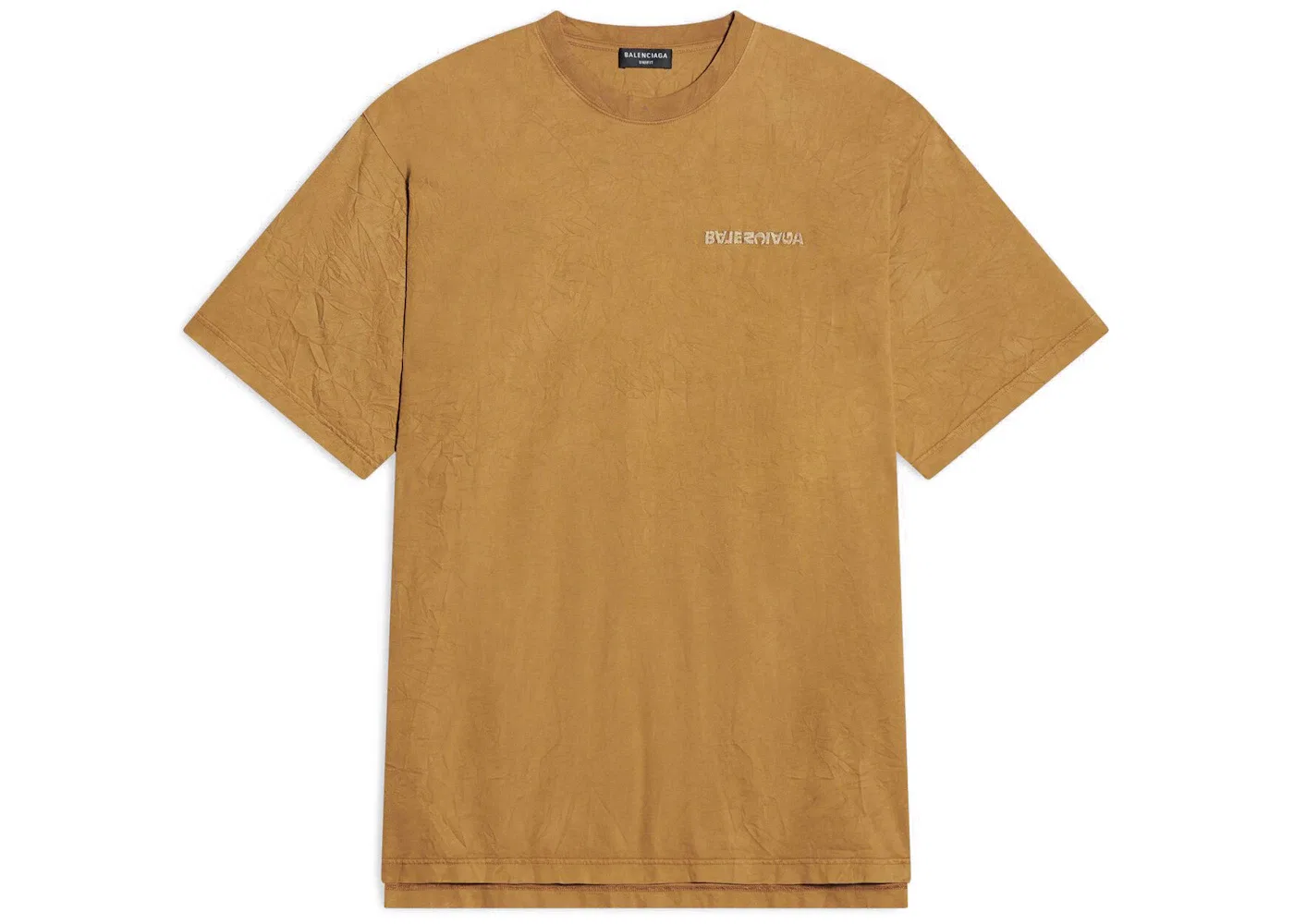 Мужская футболка с разрезом Turn Slit T-Shirt Balenciaga, Beige