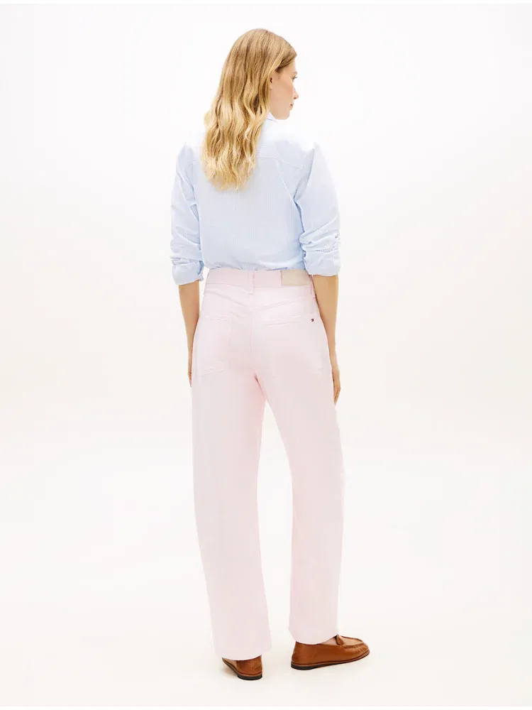 Джинсы баррель TOMMY HILFIGER, Light Pink — фото 3