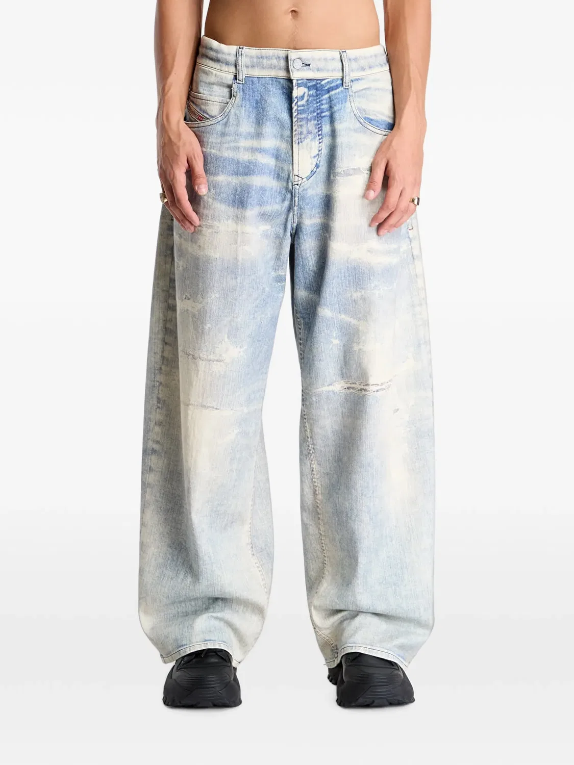 Джинсы D-Enim-M JoggJeans широкие Diesel, синий
