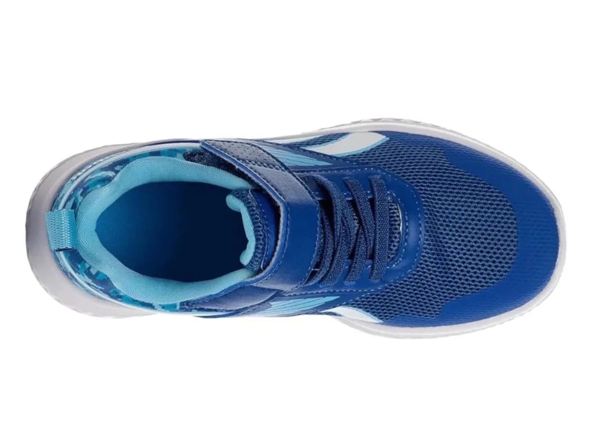 Детские кроссовки для мальчиков с эластичной шнуровкой Rush Runner 5 Elastic Lace & Top Strap Reebok, Twilightblue Digital Blue Semifuturecyan — фото 3