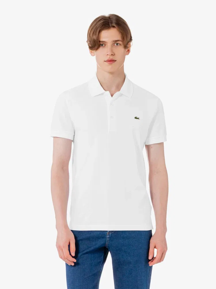 Футболка поло Slim Fit LACOSTE, White