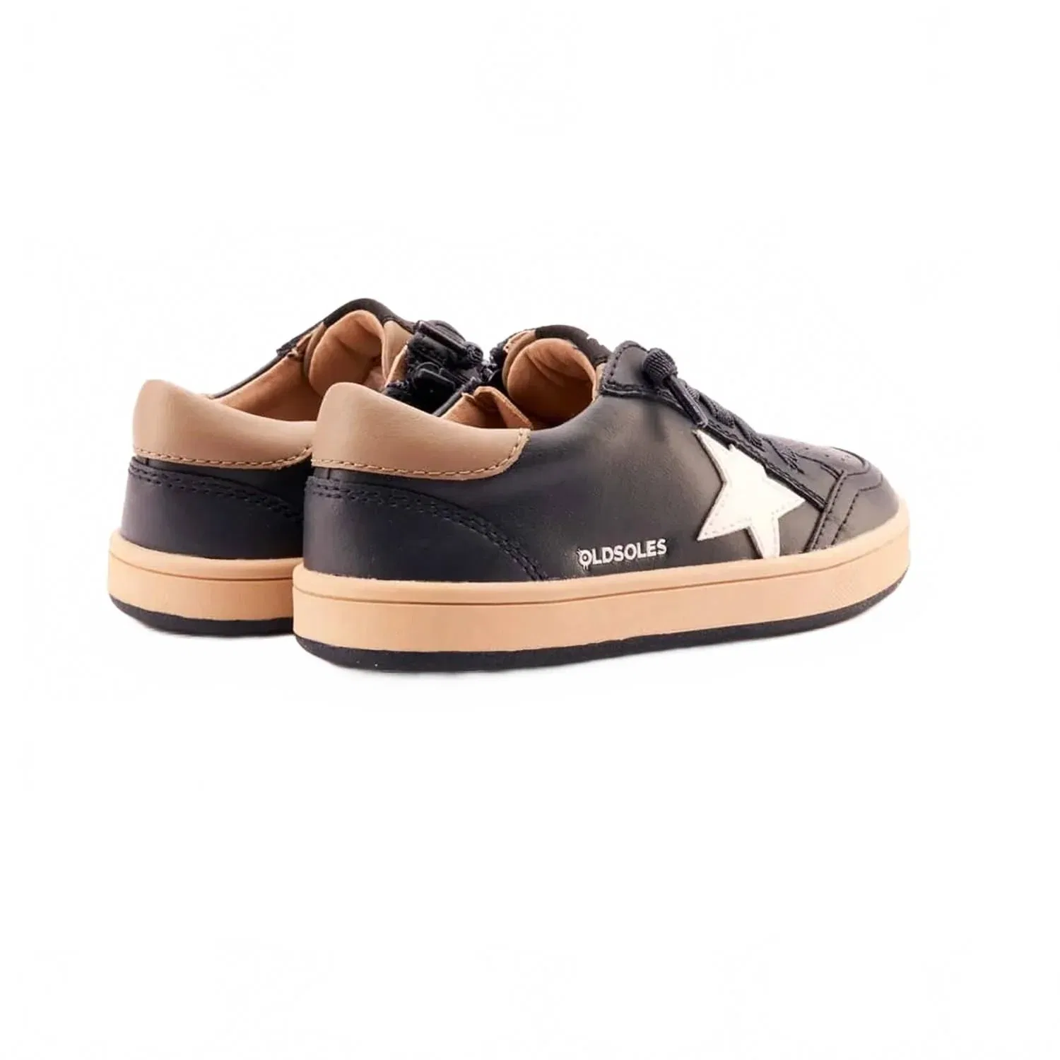Детские кроссовки низкие с перфорацией Platinum Runner Low Top Sneaker Old Soles, темно-синий — фото 3