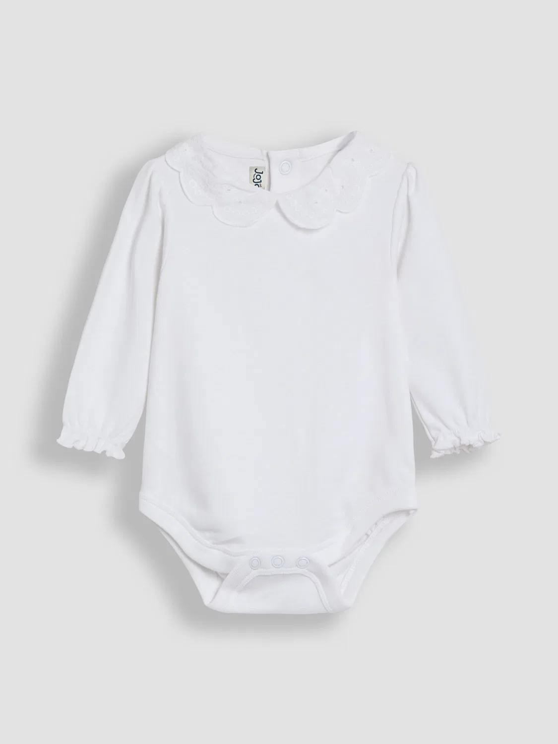 Боди с длинным рукавом JoJo Maman Bébé, белый