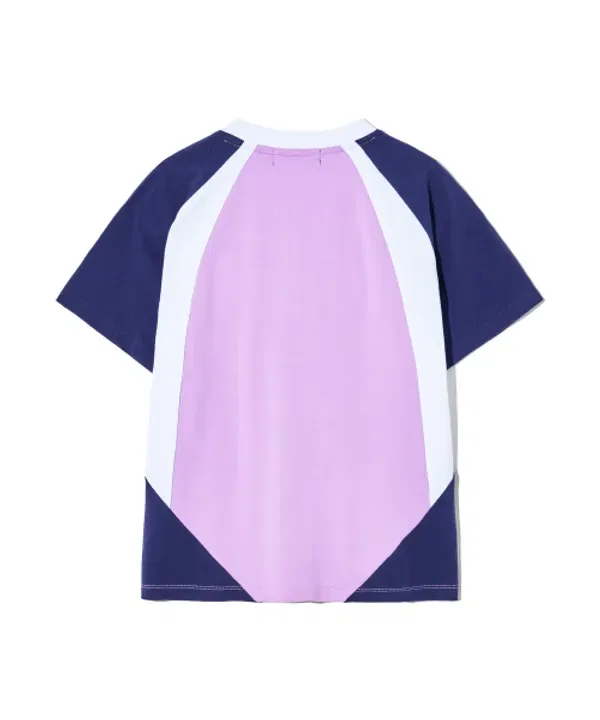 Футболка с коротким рукавом Kids BB Block Tee, Brownbreath Kids, фиолетовый — фото 3
