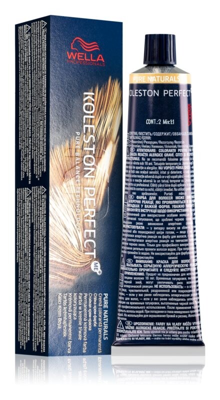 

Постоянный цвет волос Wella Professionals Koleston Perfect ME+ Pure Naturals