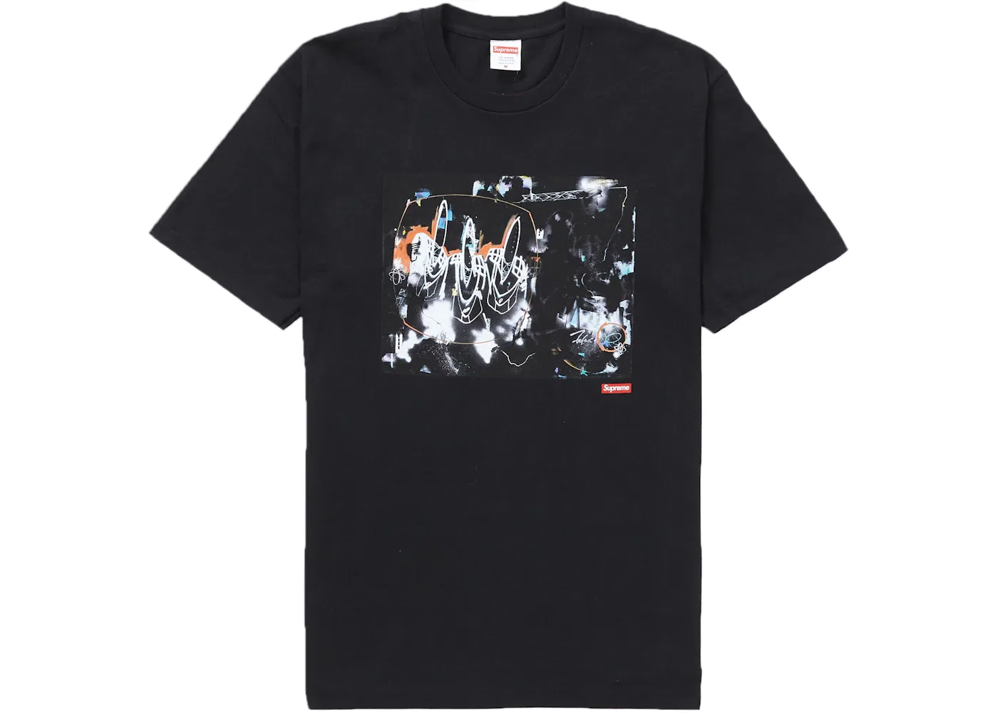 Мужская футболка с принтом Futura T62 Supreme, Black