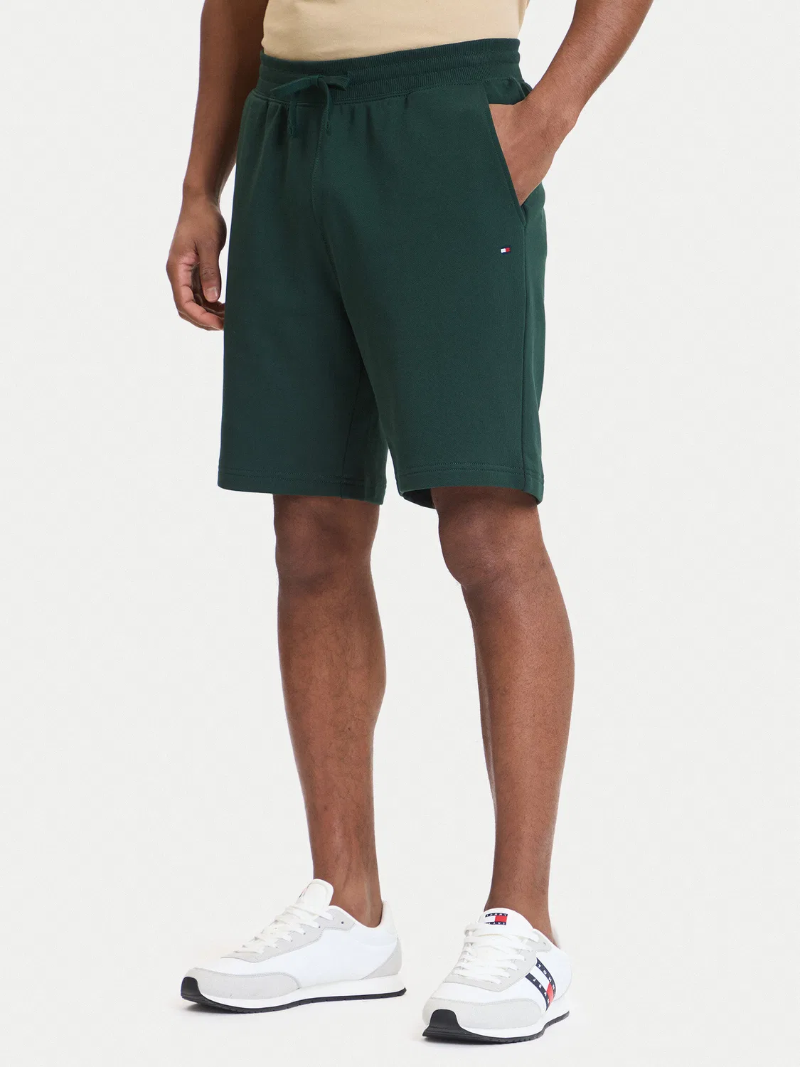 Мужские спортивные шорты стандартного кроя Essential Terry Tommy Hilfiger, зеленый