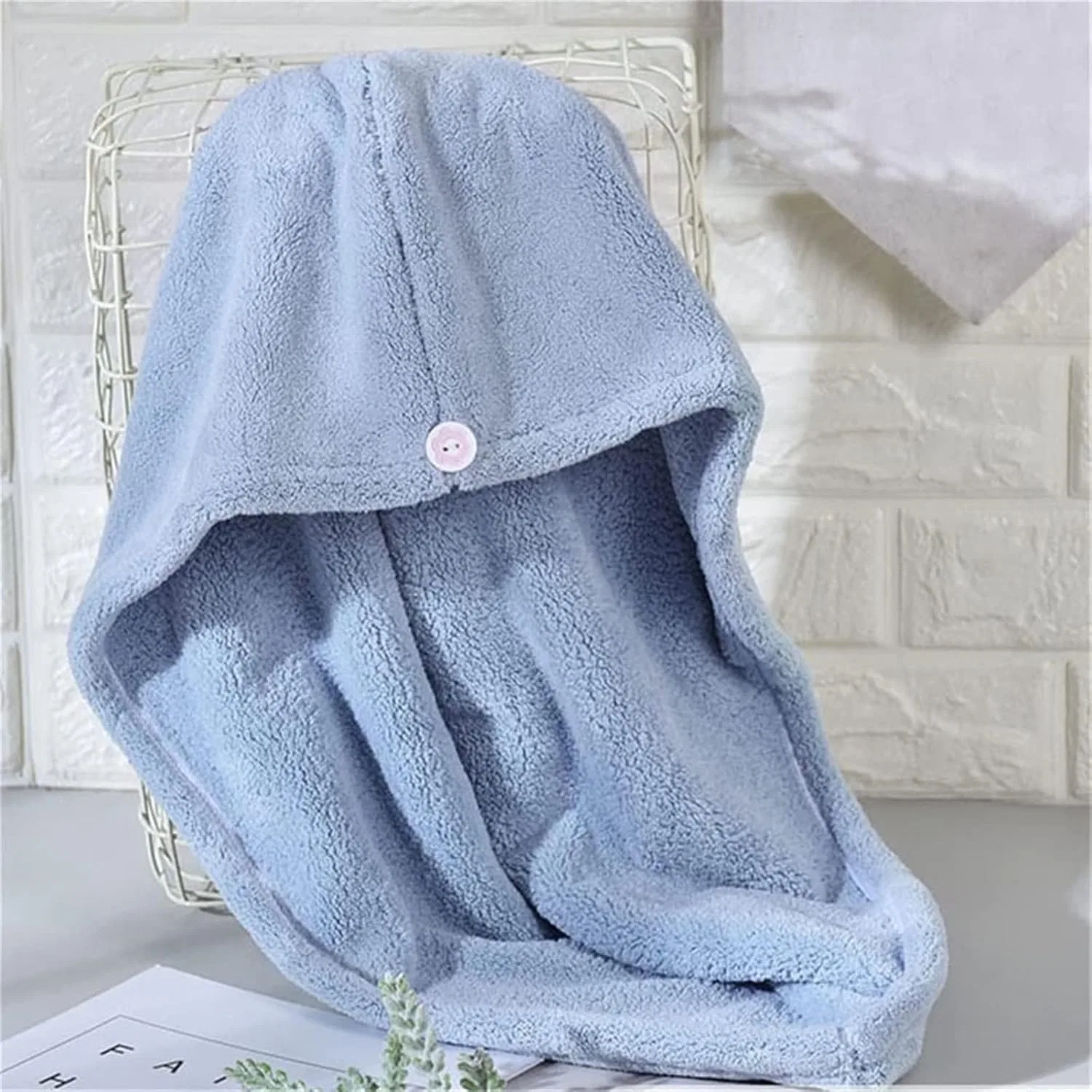 Тюрбан для волос для сушки, ANVALI, 28×65 см